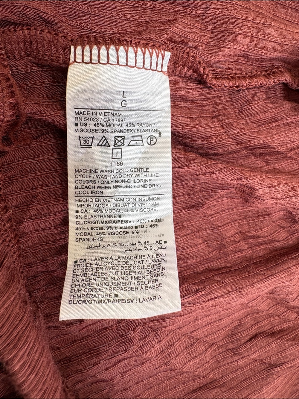 Old Navy Women's Brown Tank & Short Set ladies large - Picture 7 of 7